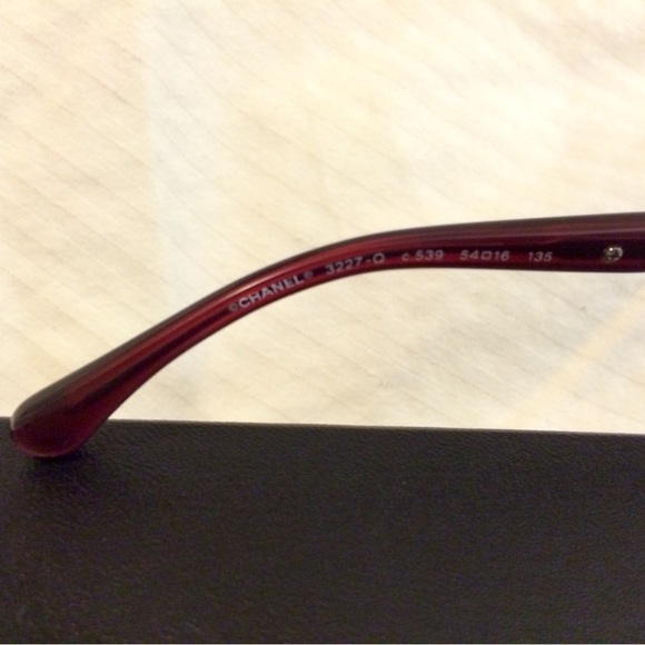Authentic NEW w/box Chanel Merlot Women's Eyeglasses - Picture 5 of 9